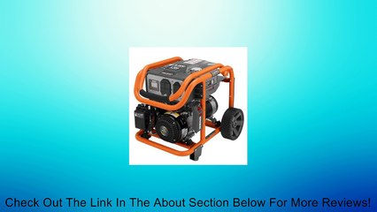 RIDGID 3600-Watt Subaru 211cc Portable Generator RD903600 Review