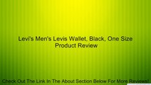 Levi's Men's Levis Wallet, Black, One Size Review