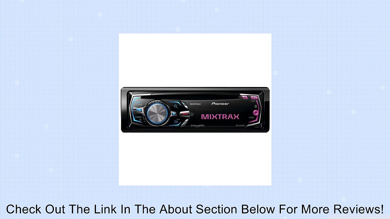 Pioneer DEH-X8500BS CD receiver with Full-Dot LCD Display, MIXTRAX, Bluetooth, and SiriusXM Ready Review