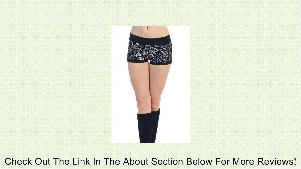 Kurve Dancewear Giraffe Sequin Dance Boy Shorts Women's Silver Sequin One Size Fits Most Review