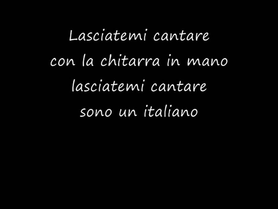 Toto Cutugno - L'italiano (with lyrics)