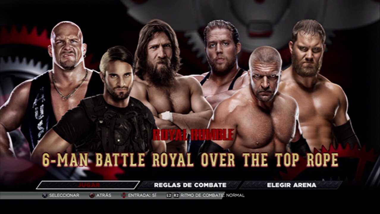 6-MAN BATTLE ROYAL WWE15