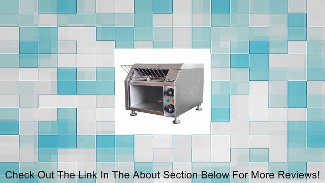 New Adcraft Conveyor Toaster Commercial Electric Oven Countertop Bun Bagel Bread Review