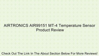 AIRTRONICS AIR99151 MT-4 Temperature Sensor Review