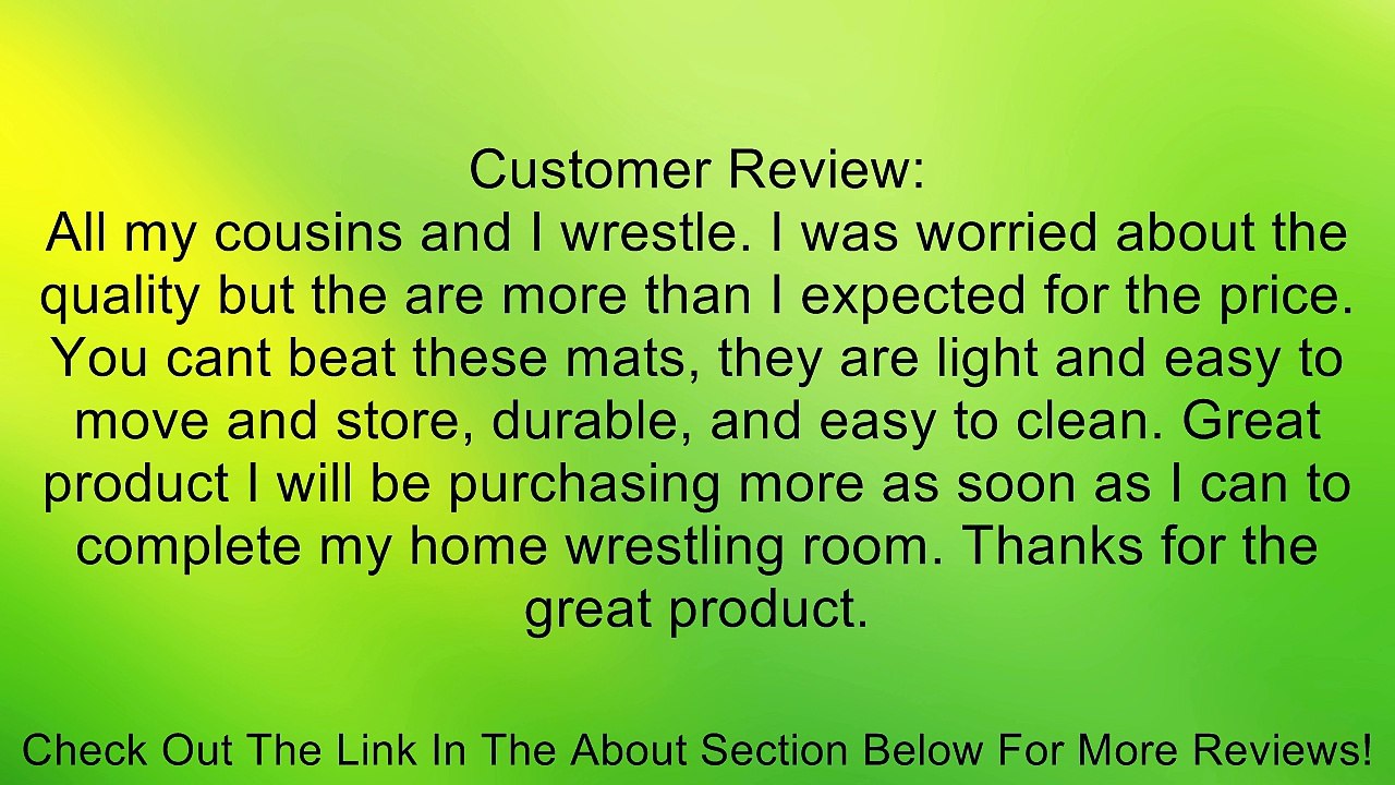 IncStores - Roll Out Mats (5' x 10' x 1-3/8") - Excellent for martial arts, gymnastics, wrestling, lightweight home gyms, workouts, cardio, aerobic and plyometric exercises Review