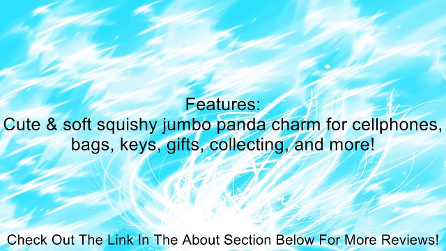 Cute Jumbo Panda Squishy Charm (Tongue Sticking Out) Review