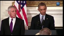 November 25 2014 Breaking News Forced Resignation Chuck Hagel Defense and President Obama Speech   Y