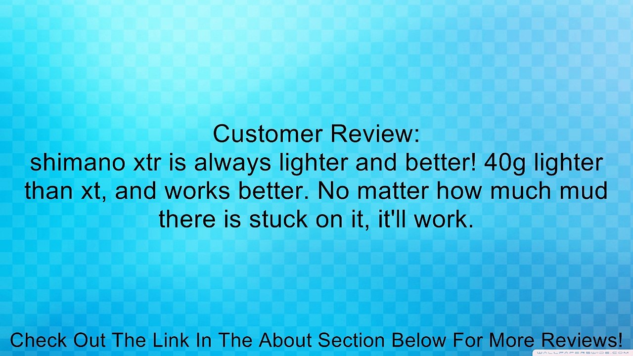 Shimano XTR FD-M986 Dyna-Sys Traditional Front Derailleur - Double Review