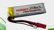 Tenergy 3.7V 500mAh 15C LIPO Battery for UDI U818A Quadcopter E-Flite Blade 120SR T28 micro