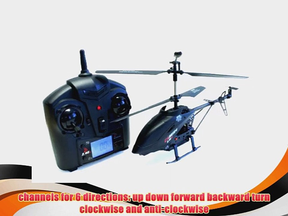New with Video Camera! UDI U13A 3 Channel 2.4GHz Metal RC Helicopter w/ Video Camera