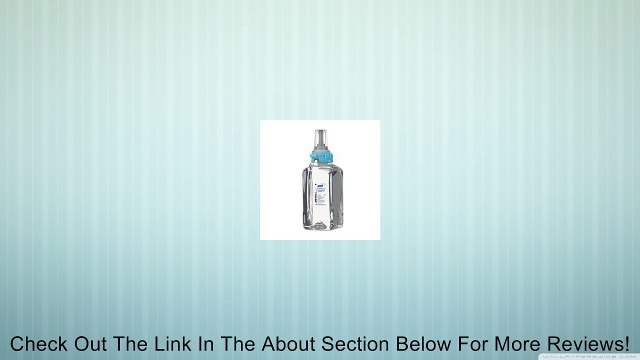 Purell 880503 Advanced Instant Hand Sanitizer Foam, ADX-12 1200 ml Refill, Clear, 3/Ctn Review