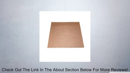 REC TEC Grill Mat (16" by 16") Review