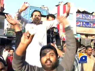 PTI protest in Faisalabad-08 Dec 2014