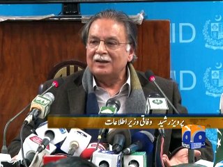 Pervez Rasheed on Imran Shutdown Plan-08 Dec 2014