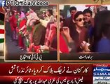 Different roads of Faisalabad has been blocked . PTI Female Workers has forced PMLN to run away