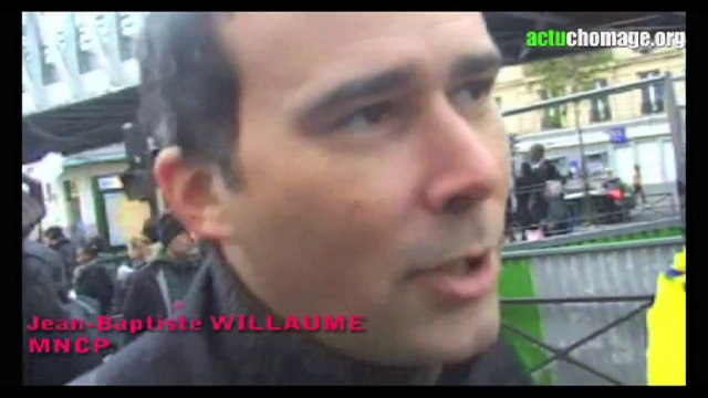 Manif des Chômeurs en Colère - 6 décembre 2014