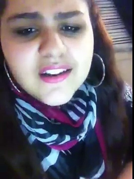 Girl Singing A Song Exposed