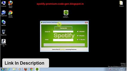 Spotify Premium Code Generator June 2014 Updated