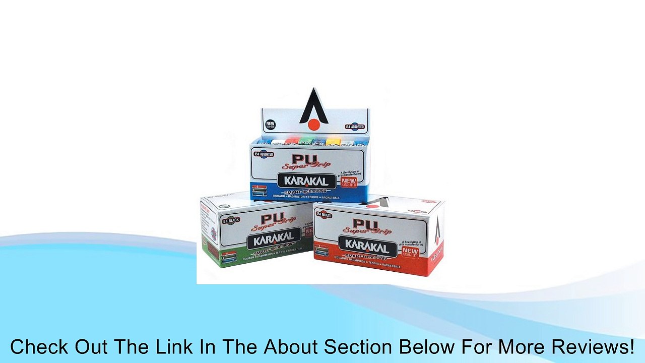 KARAKAL Assorted colors Universal PU Replacement Grip (Box of 24) Review