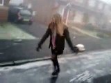 [+18 ~ Sexy Funny Girl]Girl on ice fail - Fails World