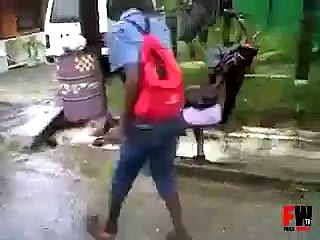 [+18 ~ Sexy Funny Girl]Girl almost drown in 2 inch water deep