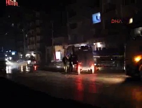 Zırhlı araca molotoflu saldırı