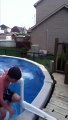 [+18 ~ Sexy Funny Girl]Kid breaks leg while trying to enter pool ORIGINAL __ Failsworld