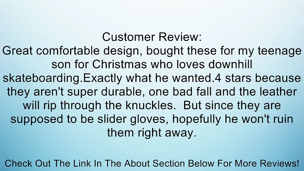 Sector 9 Driver Slide Glove, Black, Large/X-Large Review