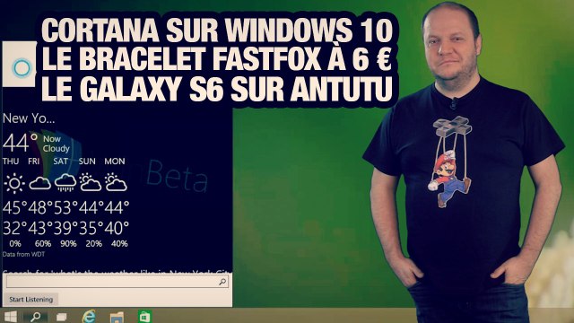 freshnews 768 Cortana Windows 10. FastFox. Samsung Galaxy S6
