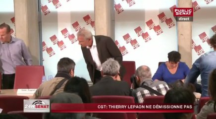 CGT : Thierry Lepaon ne démissionne pas