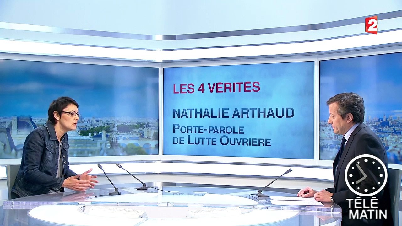 Les 4 vérités : Valls n'a fait que "réaffirmer la politique pro-patronale du gouvernement" - Nathalie Arthaud