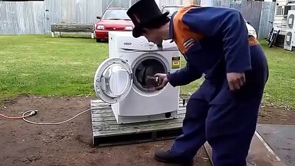 How to crash a washing machine