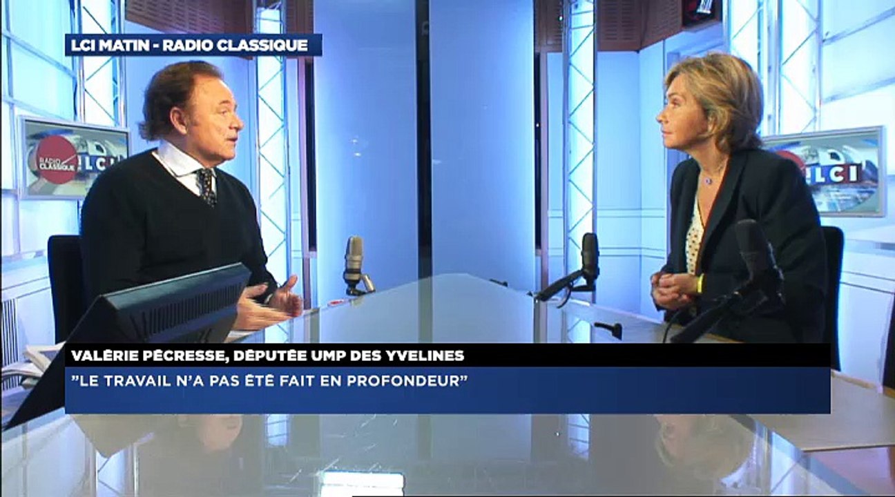 Valérie Pécresse, invitée de Guillaume Durand avec LCI