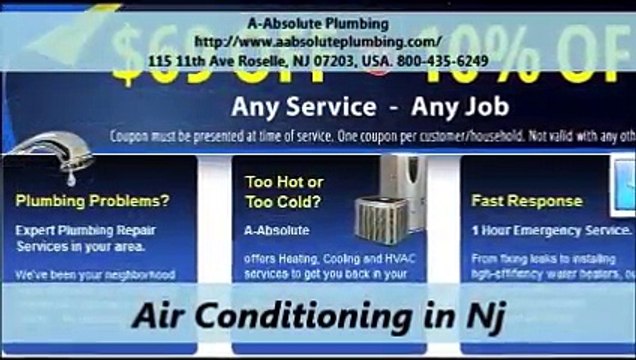 A-Absolute Plumbing, Heating Repair NJ & Drain Cleaning NJ