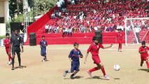 Salman Khan plays football with Nita Ambani