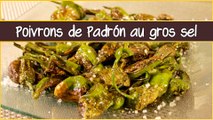 Recette des poivrons de Padrón au gros sel
