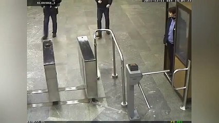 Station de métro à Kiev ...