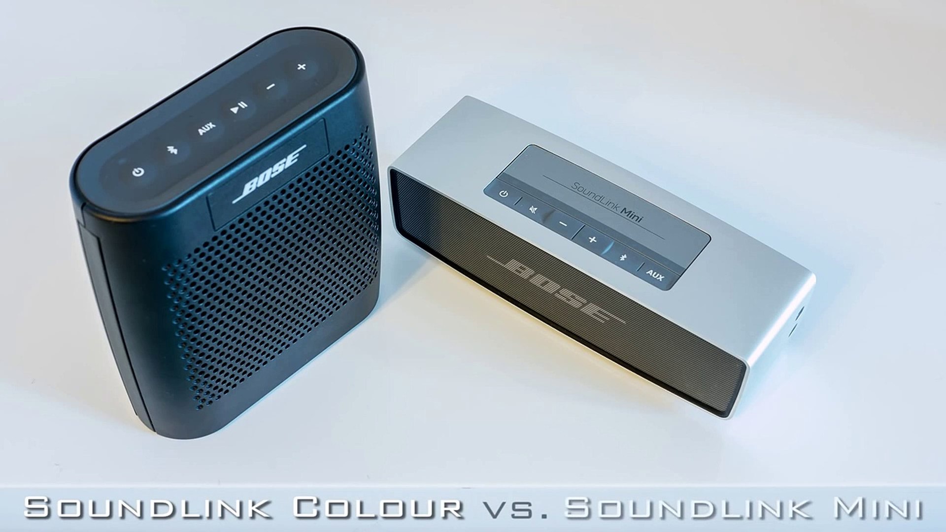Bose Soundlink Colour vs. Soundlink Mini - sound comparison - video  Dailymotion