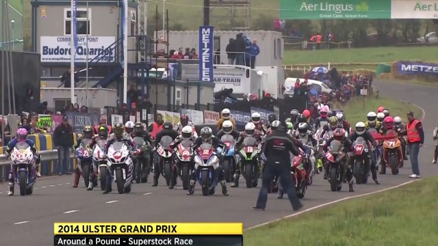 Course de moto la plus rapide et dangereuse du monde : Ulster Grand Prix - Belfast,N.Ireland - Isle of Man