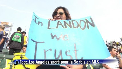 Foot: Los Angeles sacré pour la 5e fois en MLS, Donovan fêté