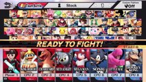 Super Smash Bros. For Wii U 8-Player Smash Team Battle - Playing As The Dire Mii Fighter