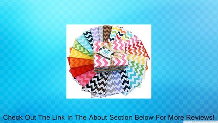 Riley Blake SMALL CHEVRON Fat Quarters 24 Fabric Quilting FQ's RBD Designs FQ-340-24 Review