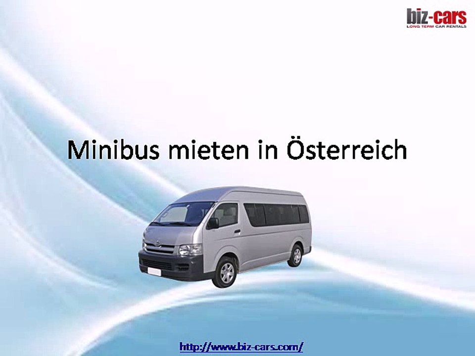Minibus mieten in Österreich