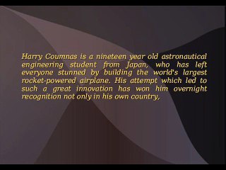 Harry Coumnas Is An Astronaut