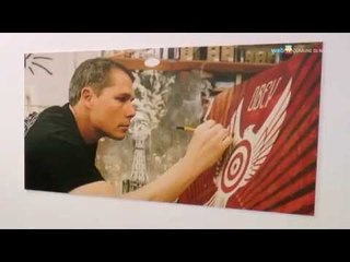 Napoli - Obey, il ''ritrattista'' di Obama in mostra al Pan (07.12.14)