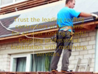 Professional roofing installer Gaithersburg MD
