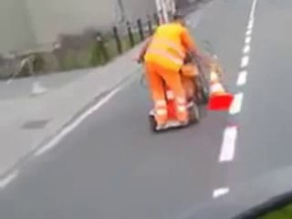 Fastest Road Lines Painting Ever...