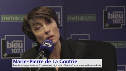 "Oui j'y pense" - Marie-Pierre de La Gontrie à propos de la succession de Jean-Paul Huchon à la tête de la région Île-de-France