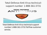 Total Defense Antivirus technical support 1-888-361-3731 number