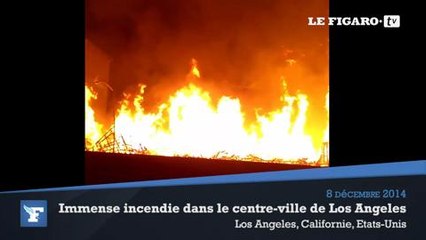Le centre-ville de Los Angeles touché par un important incendie